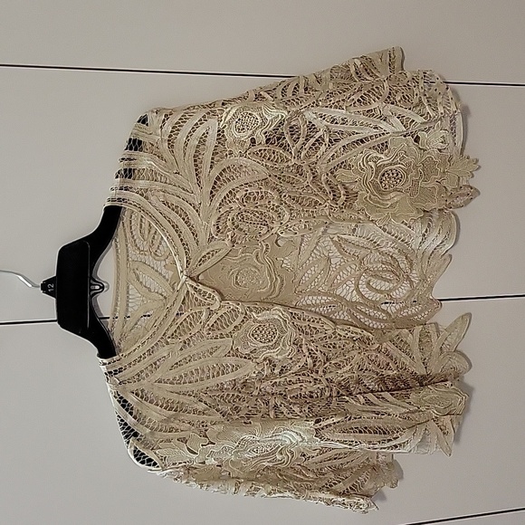EUC In Phase Fashion Champagne Evening Dress - Picture 6 of 10